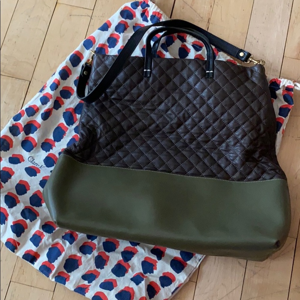 NWT Clare V Quilted Tote Bag - Picture 1 of 12